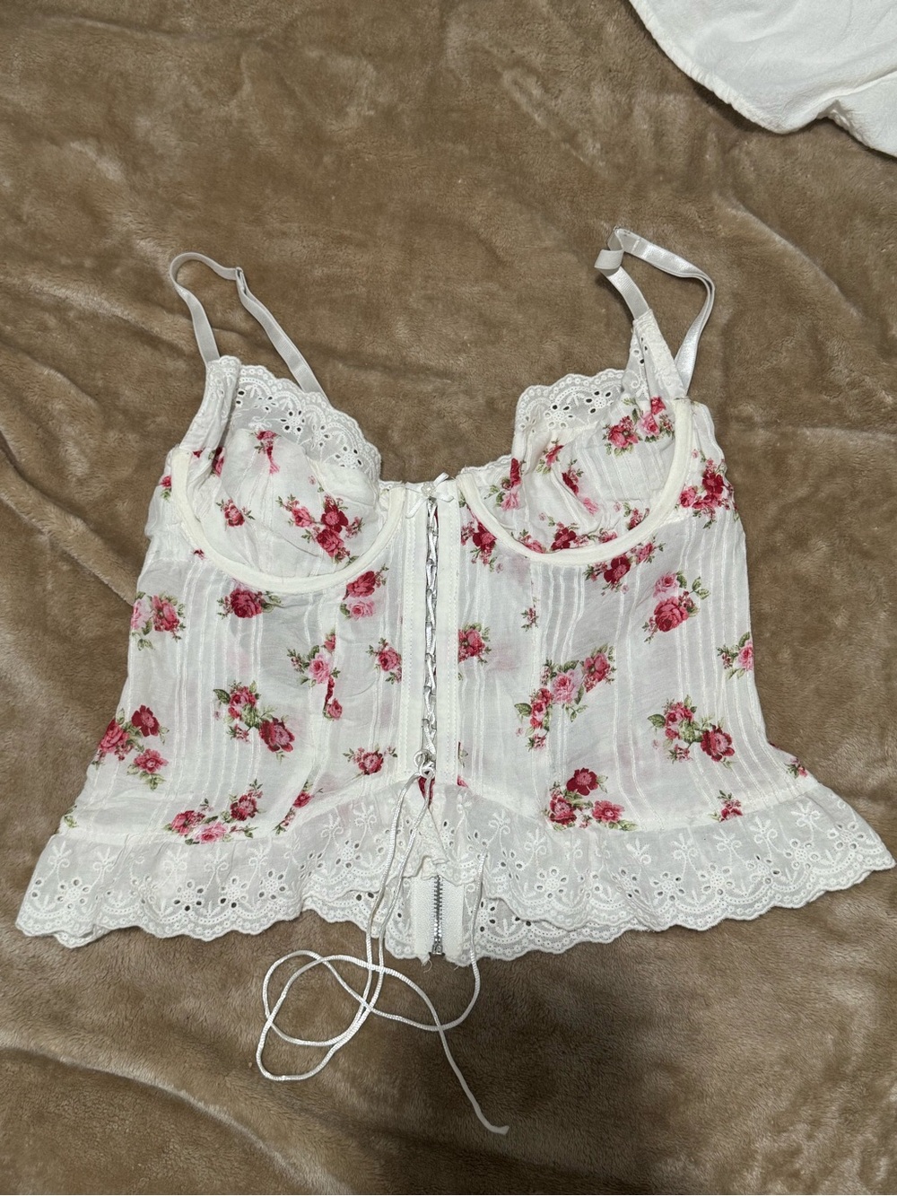 Women’s Lingerie Top Floral Design